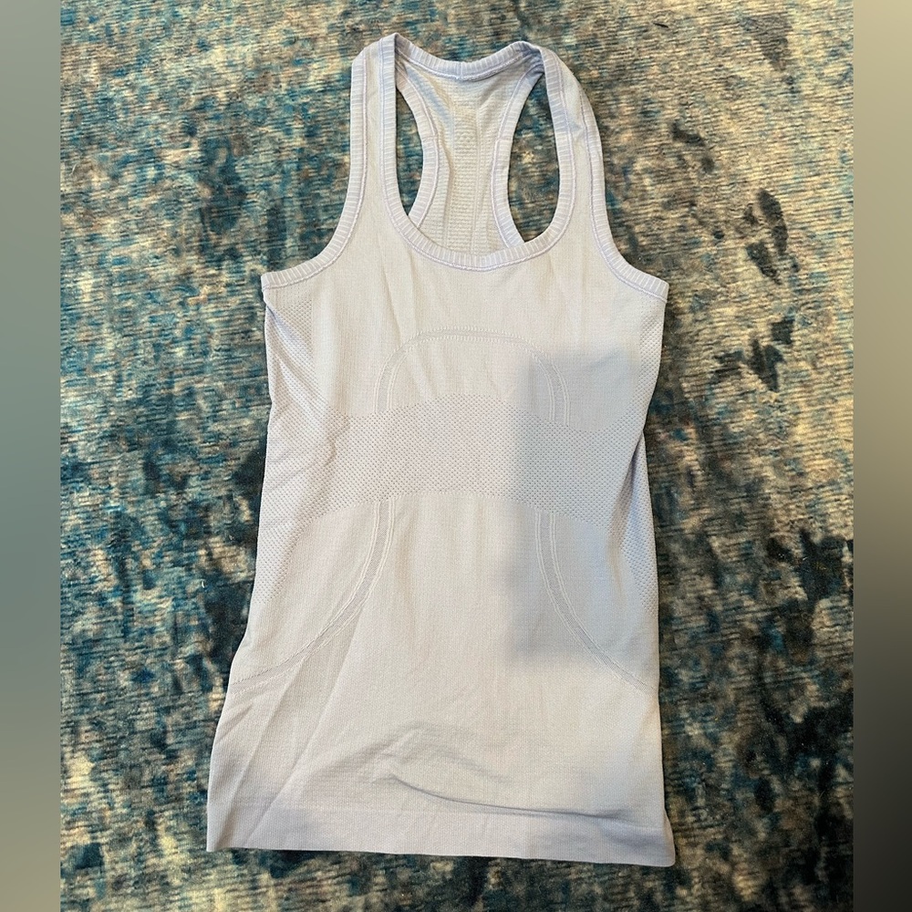 Lululemon Athletica Light Blue Swiftly Tech Tank Top